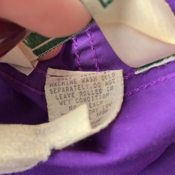 Vintage 80s 90s L.L. Bean Novelty Camping Print Windbreaker - Picture 8 of 9